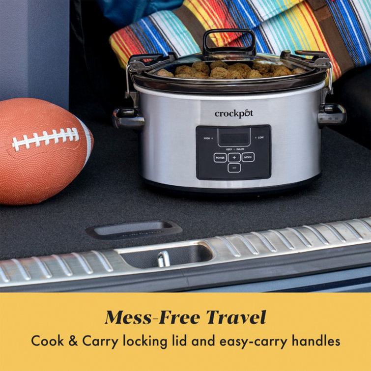 Crock-pot Crockpot 4-Qt. Cook & Carry Slow Cooker & Reviews | Wayfair